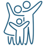 Family Icon Blue